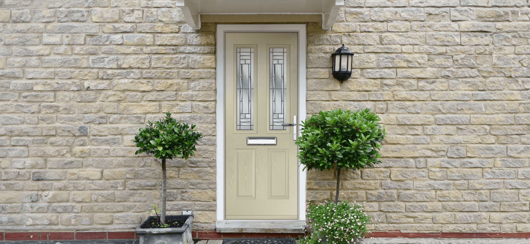 Gemstone collection door
