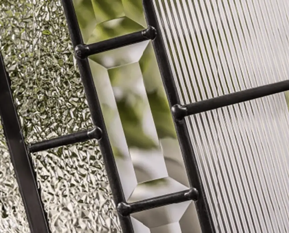 Close up of new orleans glass