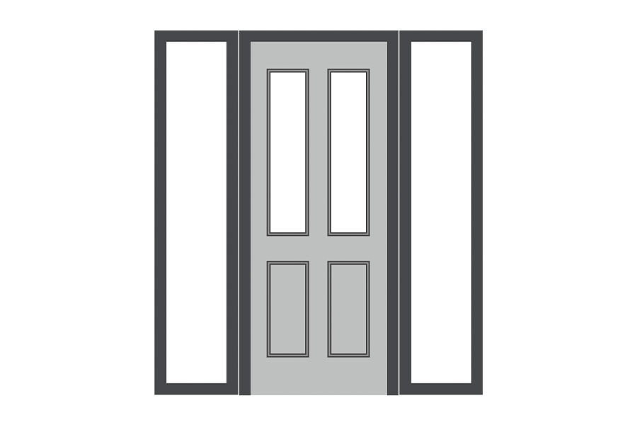 Double glazed sidelights