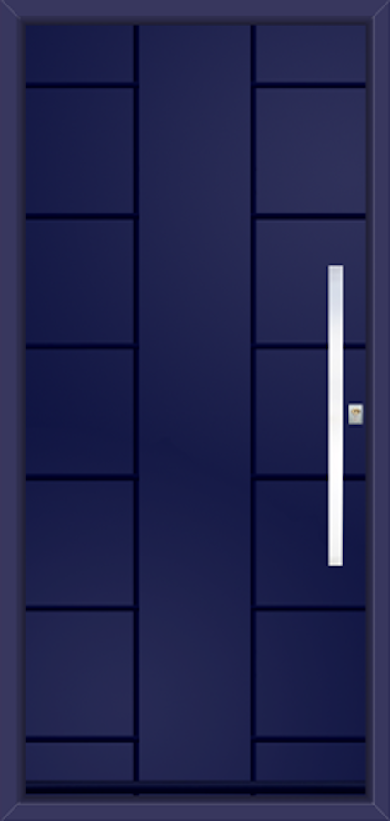 A Linear 509 door in the colour Imperial Purple