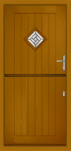 Farmhouse Stable Square Diamond Renolit Golden Oak